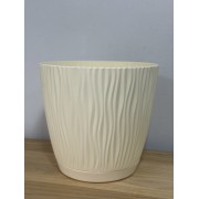 Стильні вазони Form Plastic Wave Кремовий